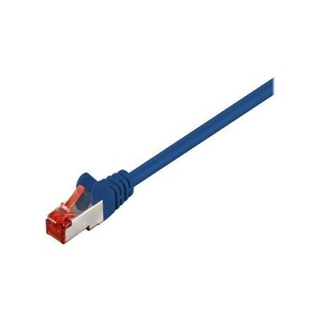 Goobay CAT 6 S/FTP CU 5m Blue - High-Speed Network Cable for Seamless Connectivity!